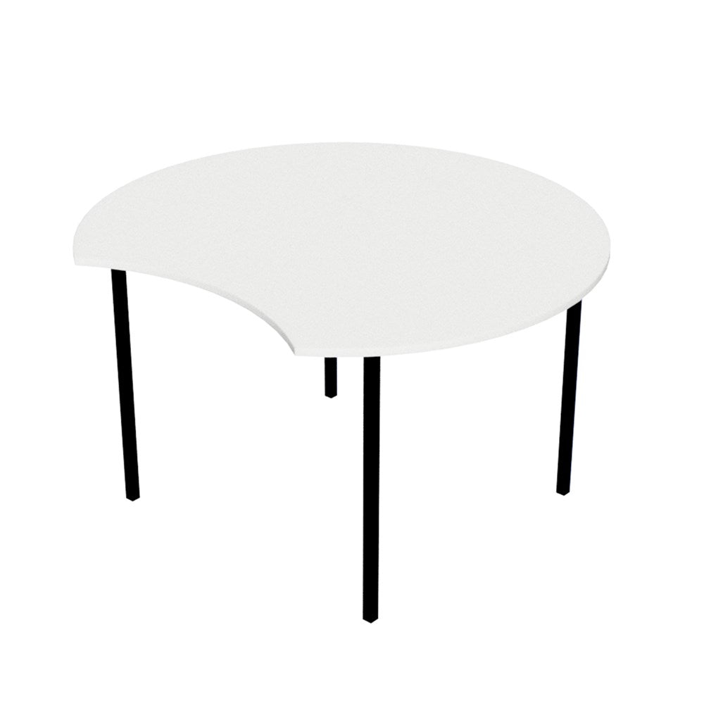 Table School Whiteboard Top Scallop Nesting 1200mm-Education Furniture-520mm-Commercial Traders - Office Furniture