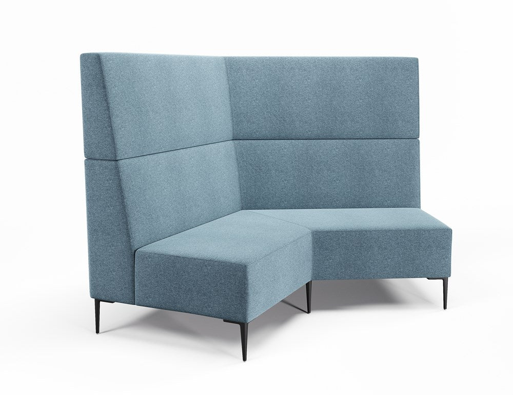 Vista 120° Boomerang Concave-Reception Furniture-Lustrell (Vinyl)-Borsari-High-Commercial Traders - Office Furniture