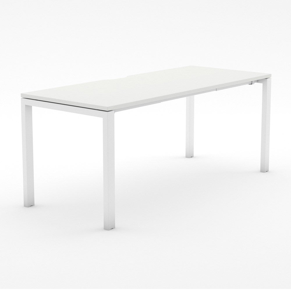 Alti 1800 x 750 Desk-Desking-White-White-Delivery to North Island-Commercial Traders - Office Furniture