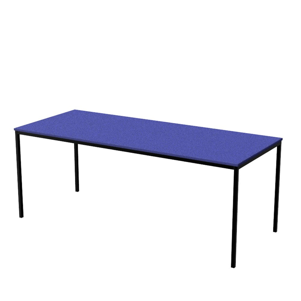 Table School Rectangle 1800mm-Education Furniture-Blue-520mm-Commercial Traders - Office Furniture