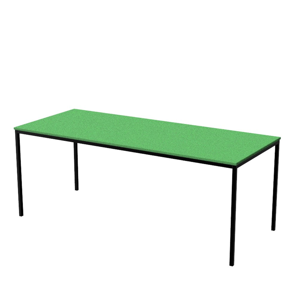 Table School Rectangle 1800mm-Education Furniture-Green-520mm-Commercial Traders - Office Furniture