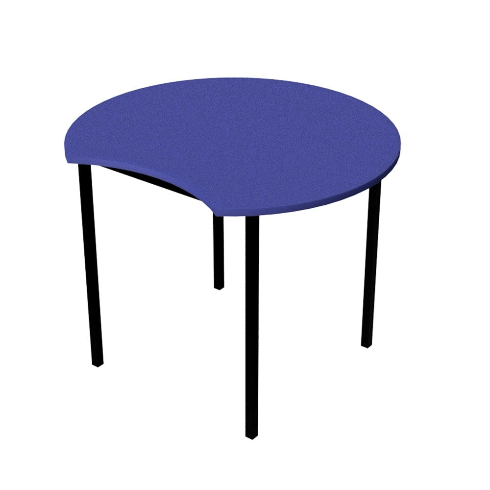 Table School Scallop Nesting 900mm Dia-Education Furniture-Blue-520mm-Commercial Traders - Office Furniture