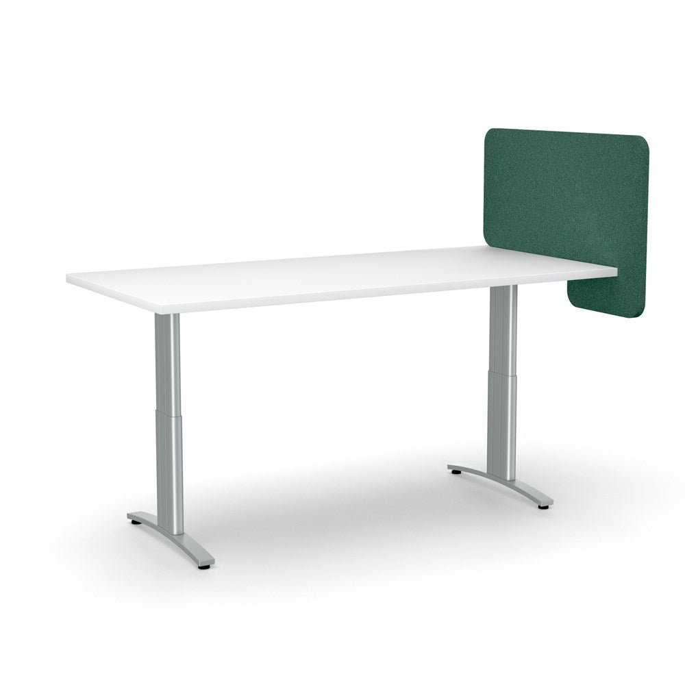 Acoustic Desk Divider-Acoustic-Forest Green-Commercial Traders - Office Furniture