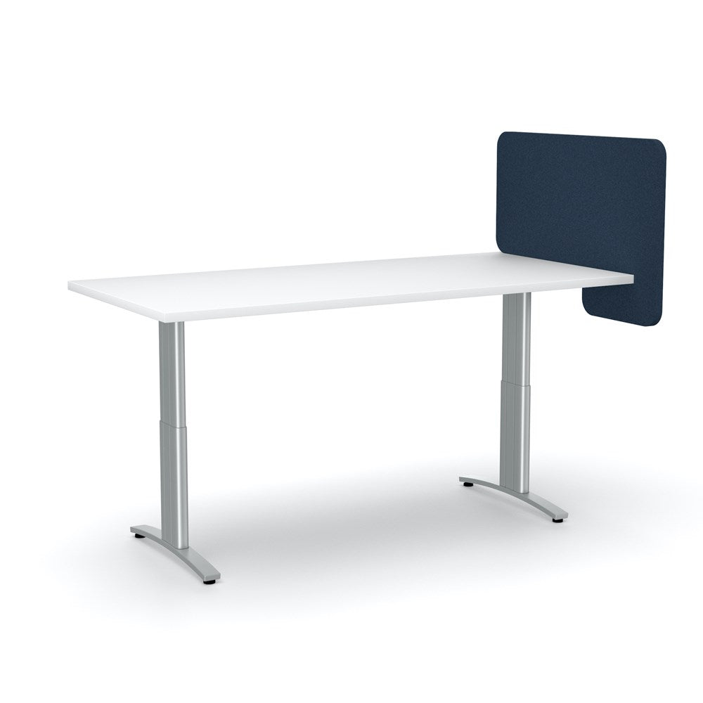 Acoustic Desk Divider-Acoustic-Navy Peony-Commercial Traders - Office Furniture