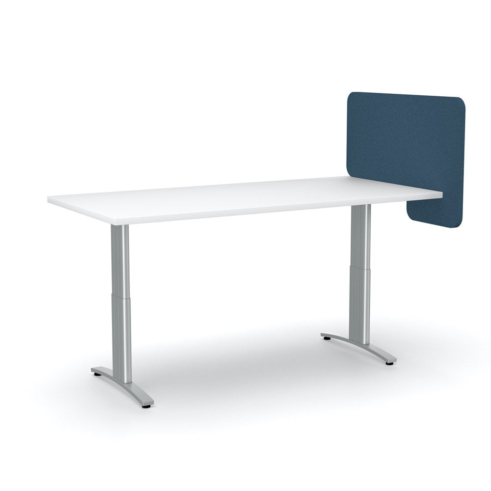 Acoustic Desk Divider-Acoustic-Pageant Blue-Commercial Traders - Office Furniture