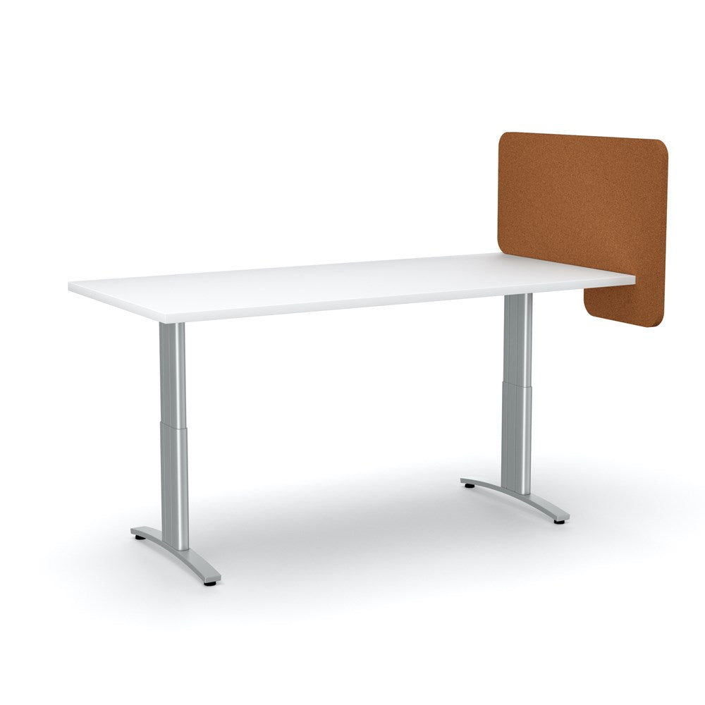 Acoustic Desk Divider-Acoustic-Rust-Commercial Traders - Office Furniture