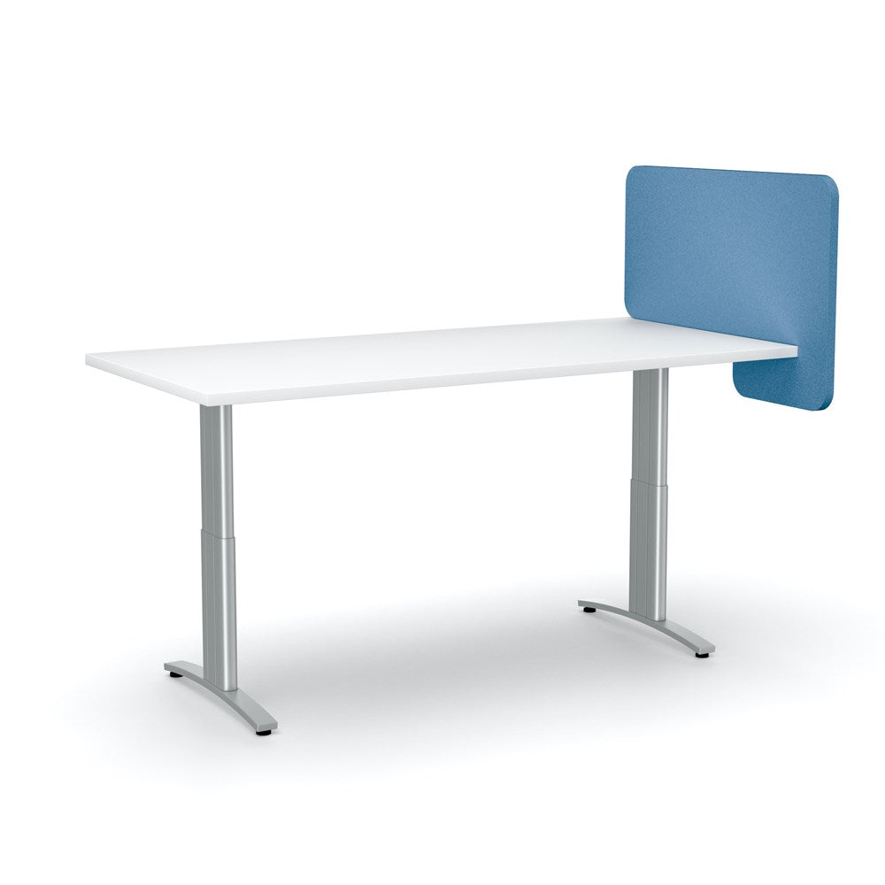Acoustic Desk Divider-Acoustic-Sky Blue-Commercial Traders - Office Furniture