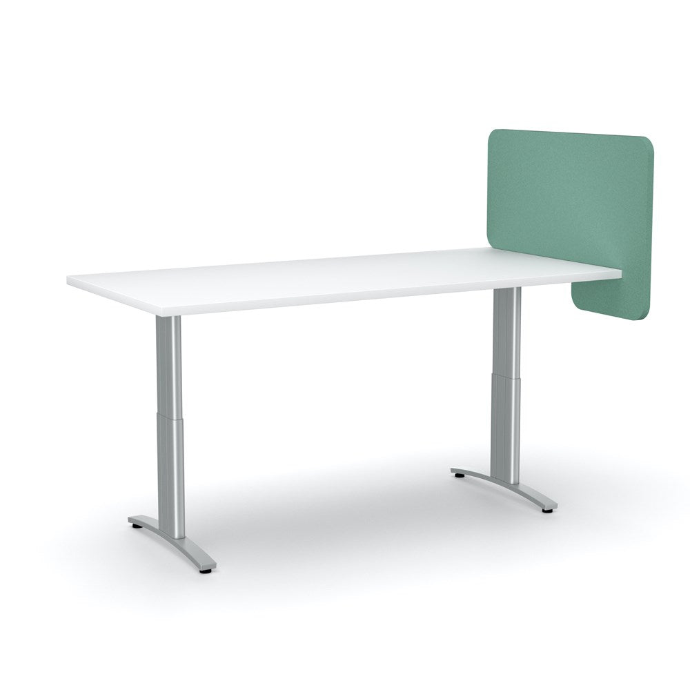 Acoustic Desk Divider-Acoustic-Turquoise-Commercial Traders - Office Furniture
