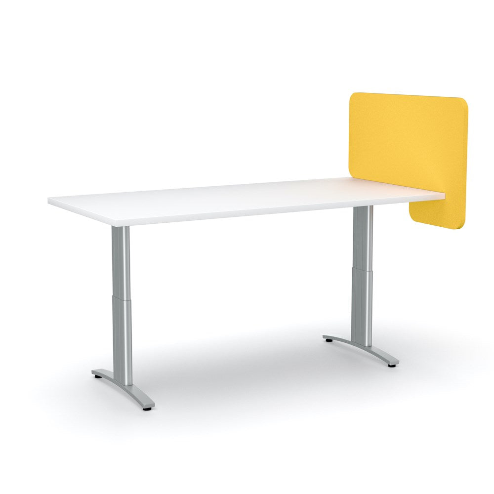 Acoustic Desk Divider-Acoustic-Yellow-Commercial Traders - Office Furniture