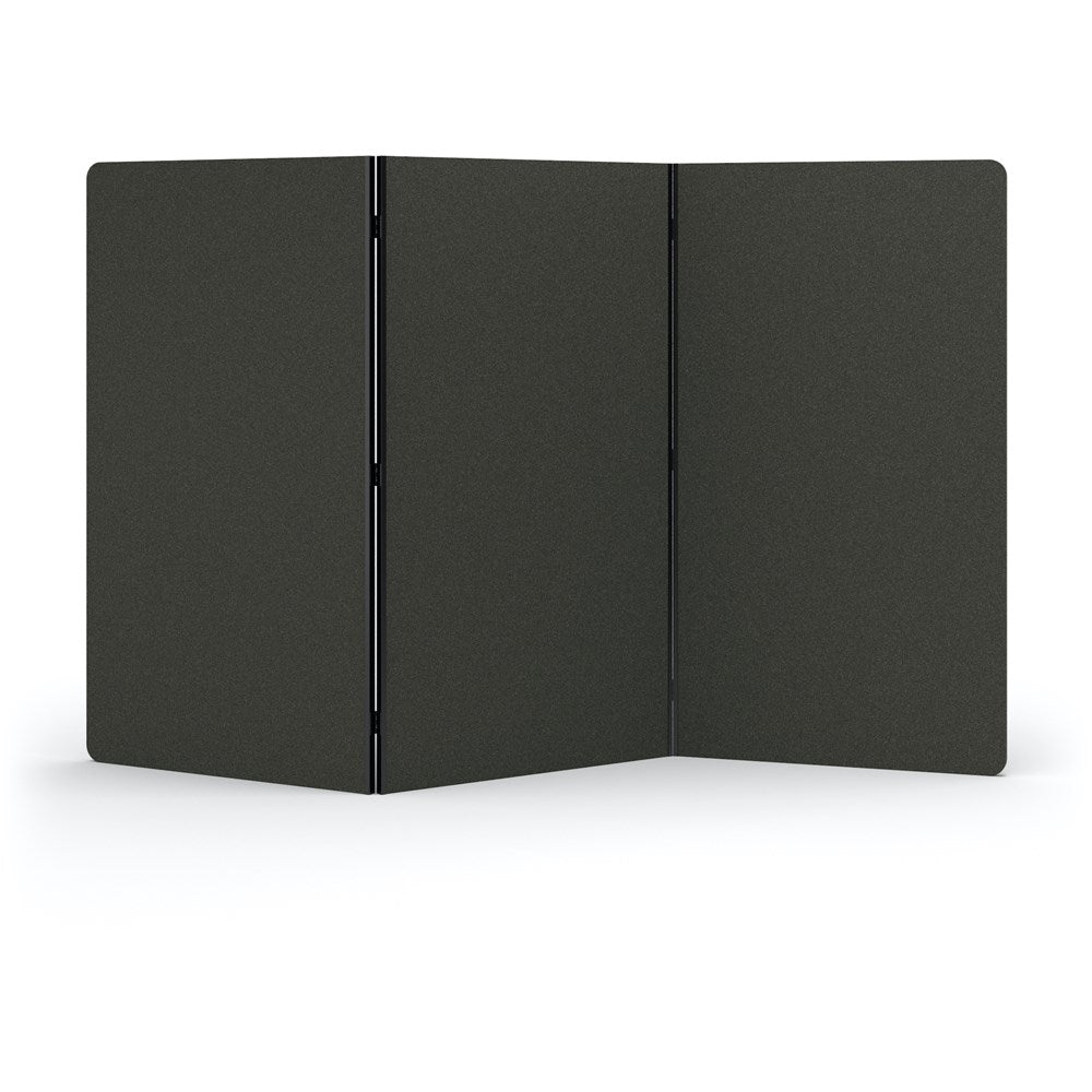 Acoustic Freestanding 3 Panel Partition-Noise Reduction-Sesame Grey-Commercial Traders - Office Furniture