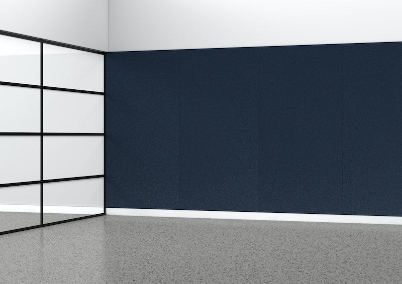 Acoustic Panel - 12mm thick - 1220 x 2440-Noise Reduction-Navy Peony-Commercial Traders - Office Furniture