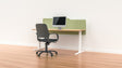 Milford Acoustic Desk Screen Modesty Panel-Office Partitons-600 x 1200-Leaf Green-Commercial Traders - Office Furniture