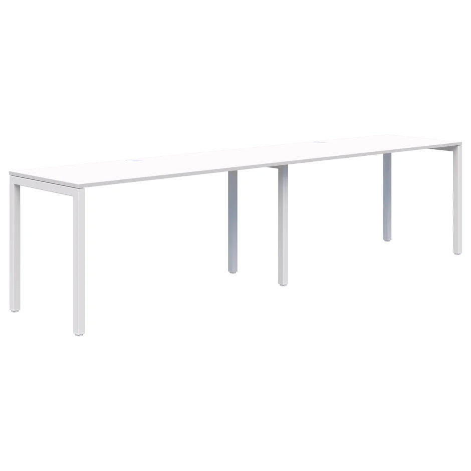 Avero Fixed Height Desk - 2 Pod Inline (Narrow)