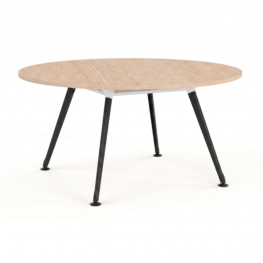 Euro Meeting Table 1500-Meeting Room Furniture-Black-South Island Delivery (Ground Floor)-Commercial Traders - Office Furniture