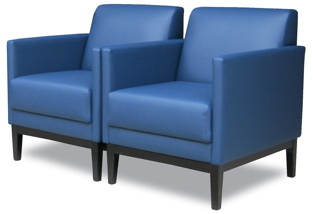 Bling Chair-Reception Furniture-Metal powder-coat-North Island Delivery-Lustrell (Vinyl)-Commercial Traders - Office Furniture