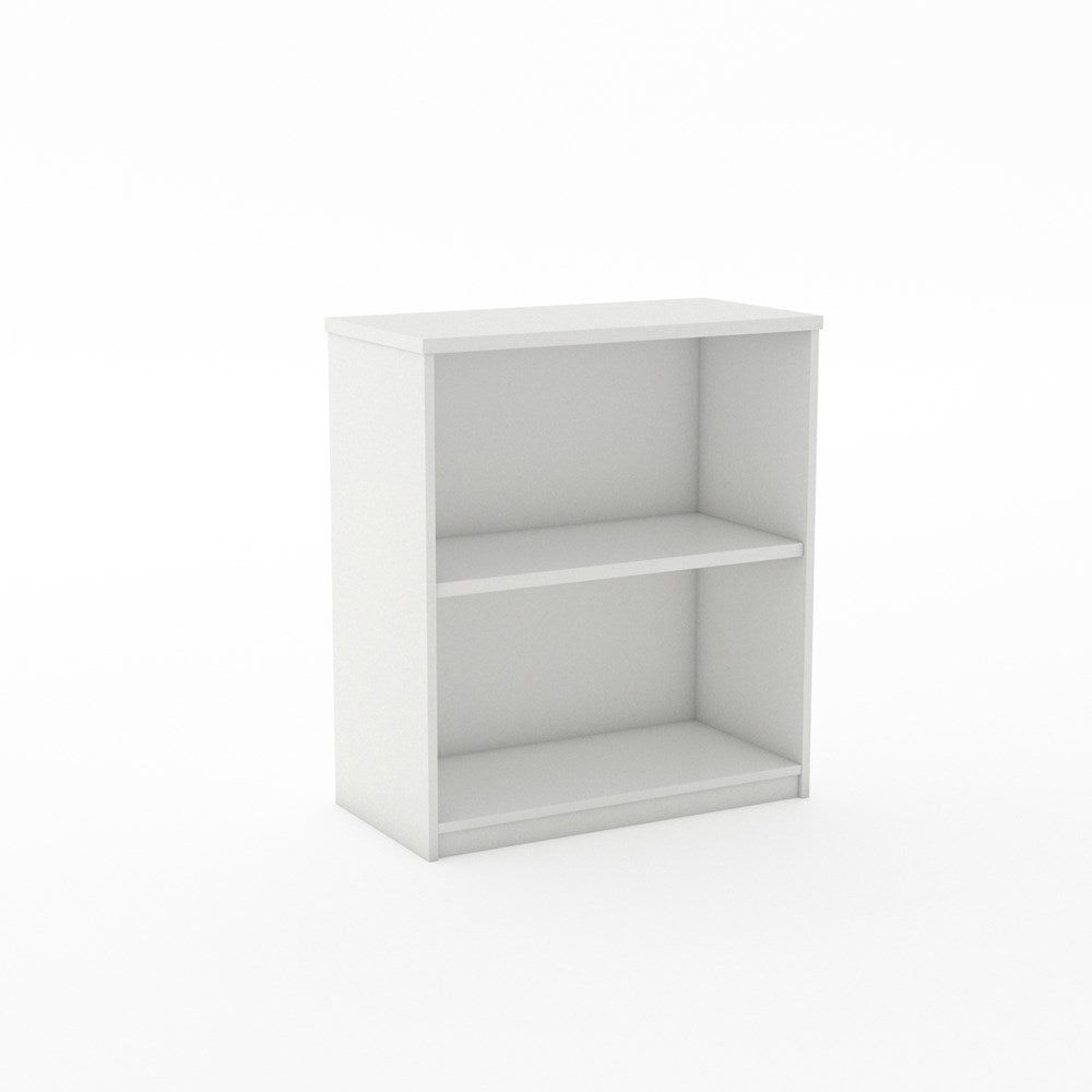 Karaka Bookcase 900h x 800w x 400d-Storage-Snowdrift (White)-North island Delivery (Ground Floor)-Commercial Traders - Office Furniture
