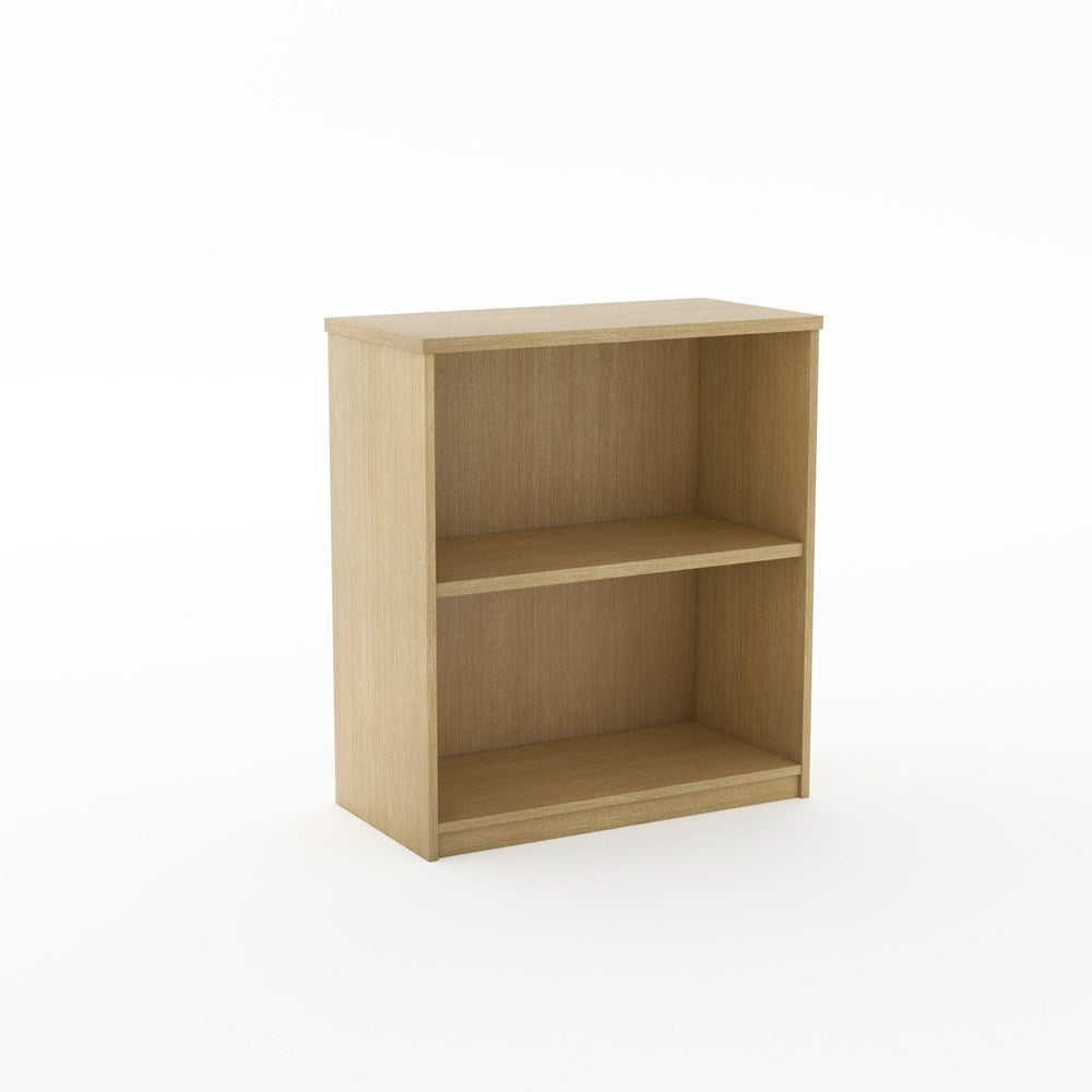 Karaka Bookcase 900h x 800w x 400d-Storage-Refined Oak-North island Delivery (Ground Floor)-Commercial Traders - Office Furniture