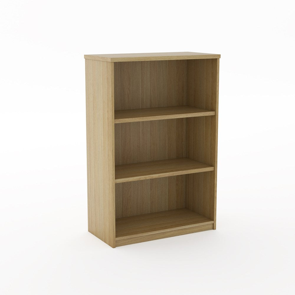 Karaka Bookcase 1200h x 800w x 400d-Storage-Classic Oak-North island Delivery (Ground Floor)-Commercial Traders - Office Furniture