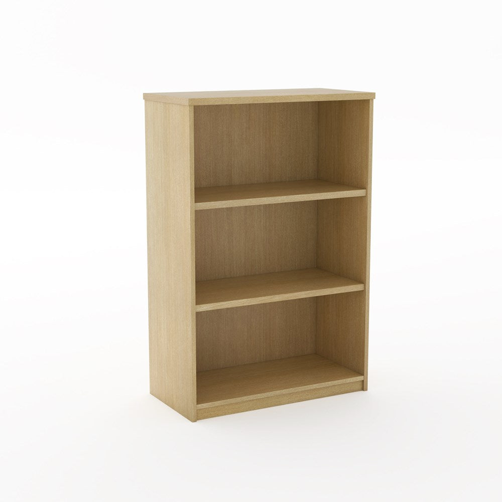 Karaka Bookcase 1200h x 800w x 400d-Storage-Refined Oak-North island Delivery (Ground Floor)-Commercial Traders - Office Furniture