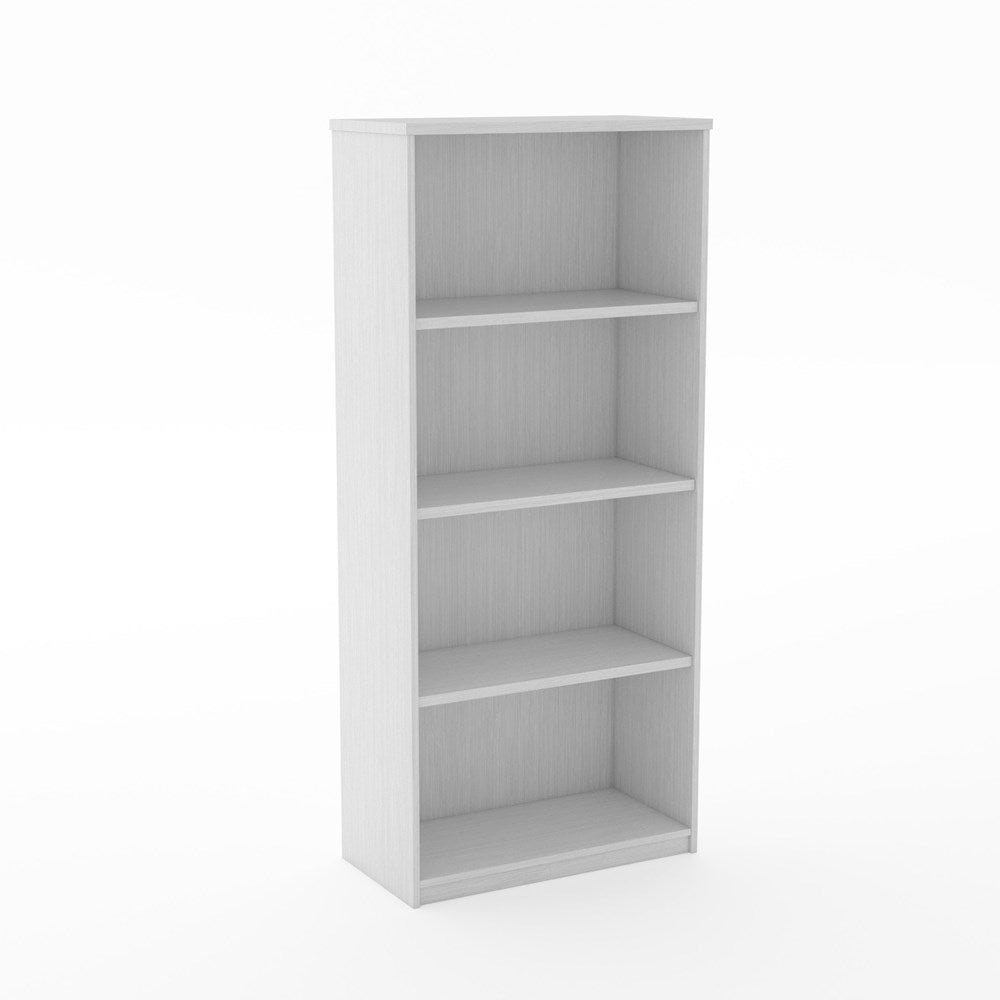 Karaka Bookcase 1800h x 800w x 400d-Storage-Silver Strata-North island Delivery (Ground Floor)-Commercial Traders - Office Furniture