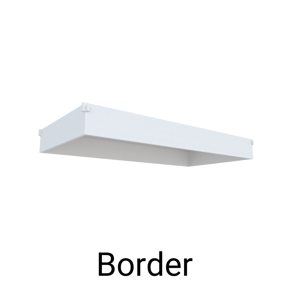 Acoustic Ceiling Tile - Border-Office Partitons-600 x 600-Wine-Commercial Traders - Office Furniture