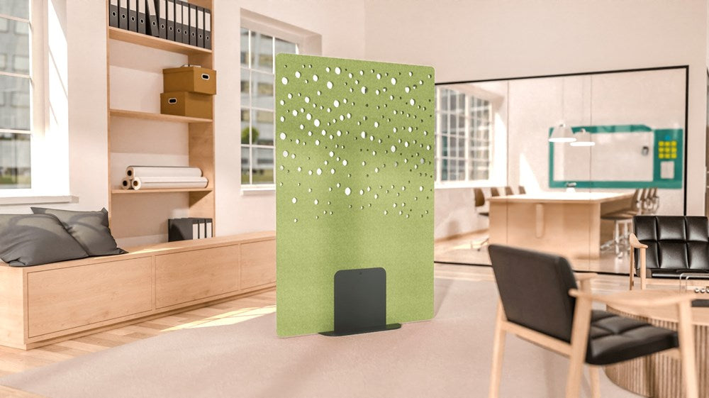 Acoustic Satori Divider-Noise Reduction-White-Commercial Traders - Office Furniture