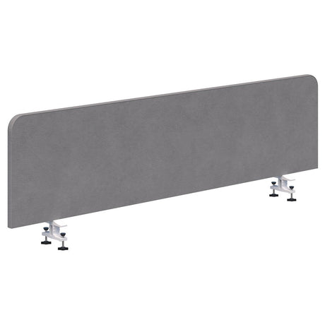 Buzz Bottom Mount Screen Fabric 1800W X 480H-Office Partitons-Midnight-Black-Commercial Traders - Office Furniture