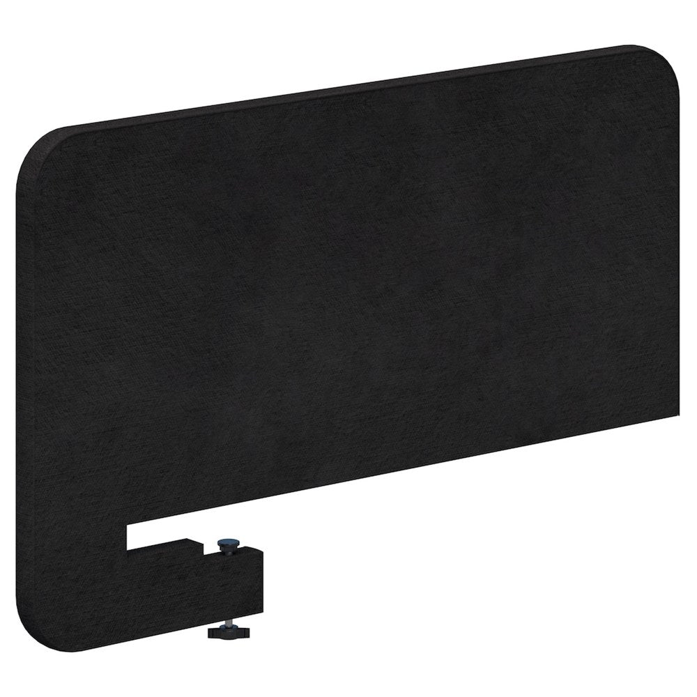 BUZZ Push-On Side Screen-Office Partitons-450 h x 650 wide-Fletcher Midnight-Commercial Traders - Office Furniture