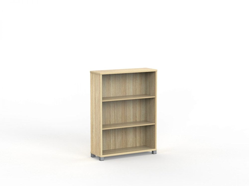 Cubit Bookcase 1200 H x 900 W-Storage-Atlantic Oak-Commercial Traders - Office Furniture