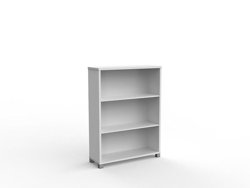 Cubit Bookcase 1200 H x 900 W-Storage-White-Commercial Traders - Office Furniture