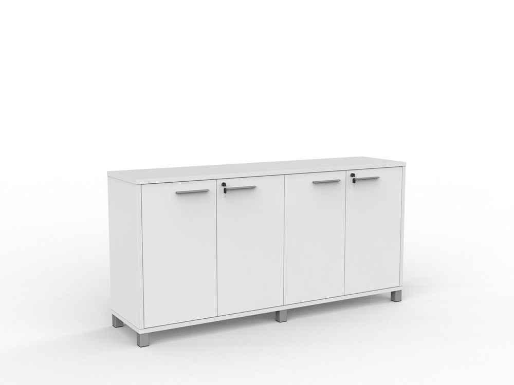 Cubit Credenza 1800 W x 900 H-Storage-White-Commercial Traders - Office Furniture