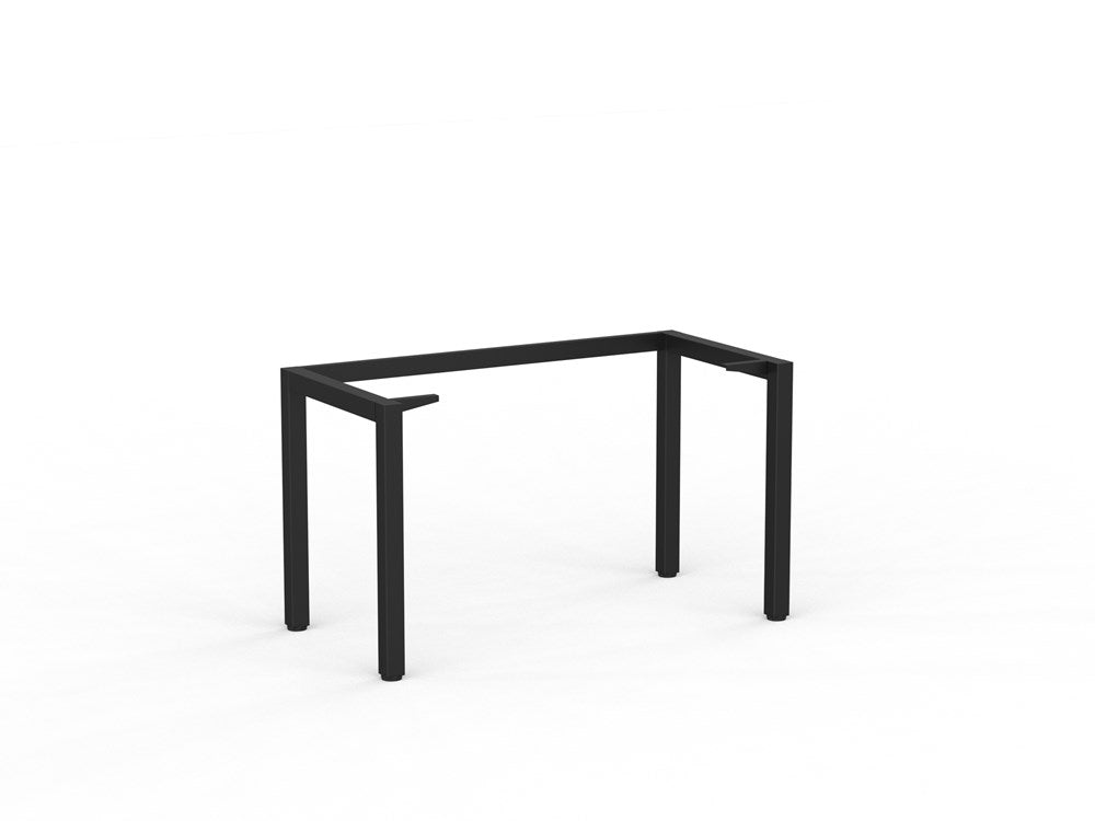 Cubit Desk Frame Only-Desking-1200 x 600-Black-Commercial Traders - Office Furniture