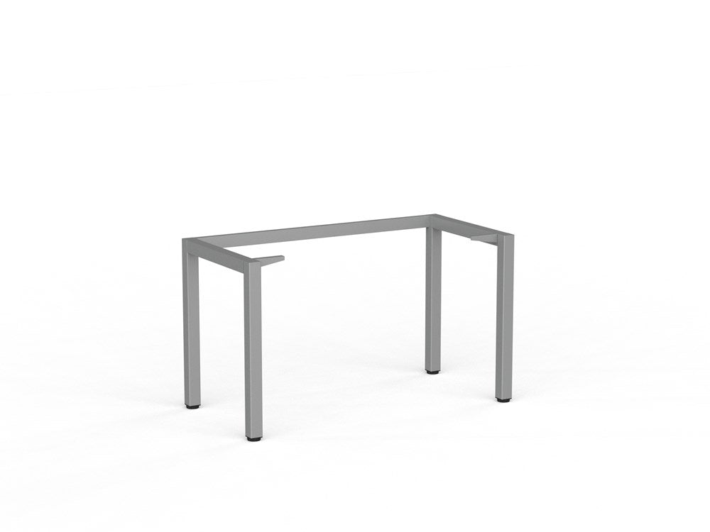 Cubit Desk Frame Only-Desking-1200 x 600-Silver-Commercial Traders - Office Furniture