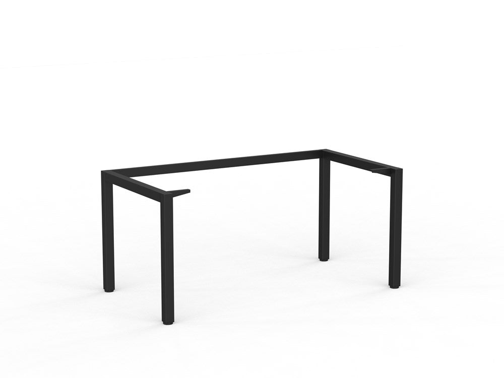 Cubit Desk Frame Only-Desking-1500 x 800-Black-Commercial Traders - Office Furniture