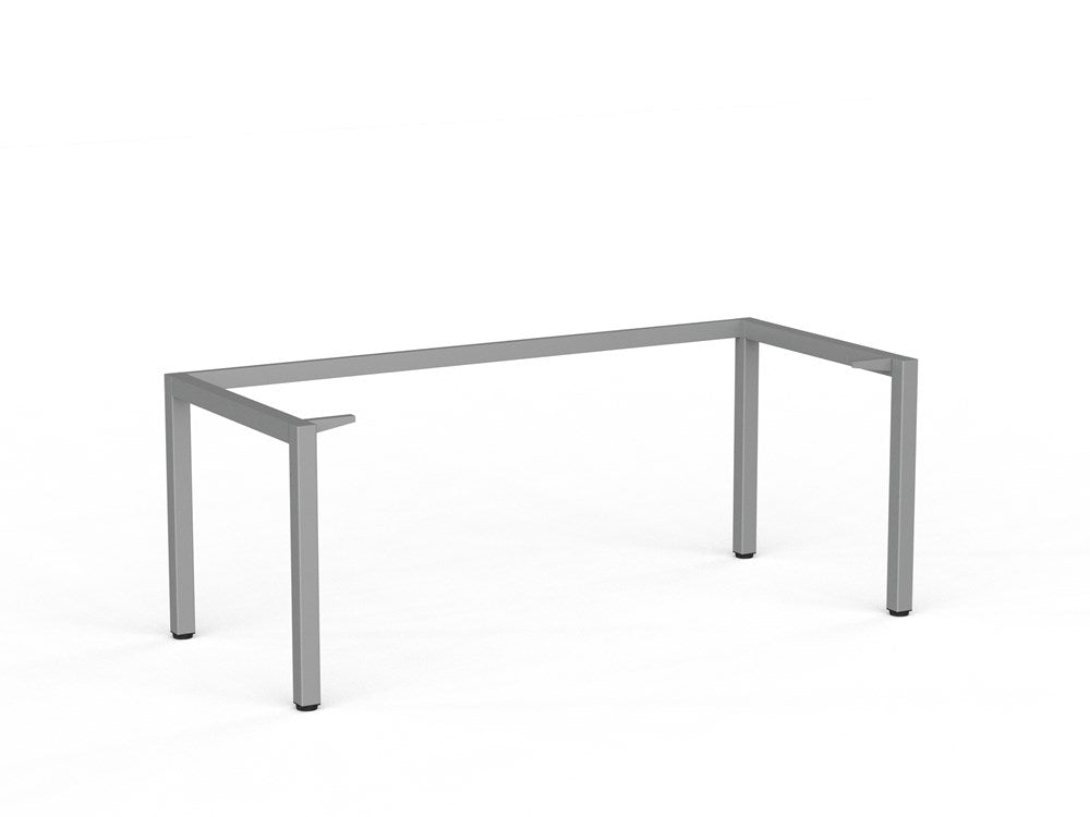 Cubit Desk Frame Only-Desking-1800 x 800-Silver-Commercial Traders - Office Furniture