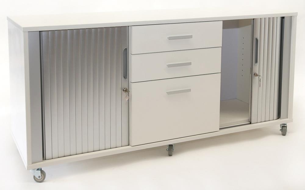 Essentials Mobile Tambour - Large Door/Drawer/Door