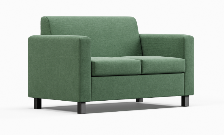 Cosmo 2 seater-Reception Furniture-North Island Delivery-Lustrell (Vinyl)-Commercial Traders - Office Furniture