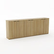 Karaka Cupboard 900h x 2400w x 400d-Storage-Classic Oak-No Lock-North Island Delivery (Ground Floor)-Commercial Traders - Office Furniture