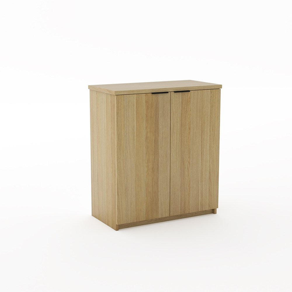 Karaka Cupboard 900h x 800w x 400d-Storage-Classic Oak-No Lock-North Island Delivery (Ground Floor)-Commercial Traders - Office Furniture