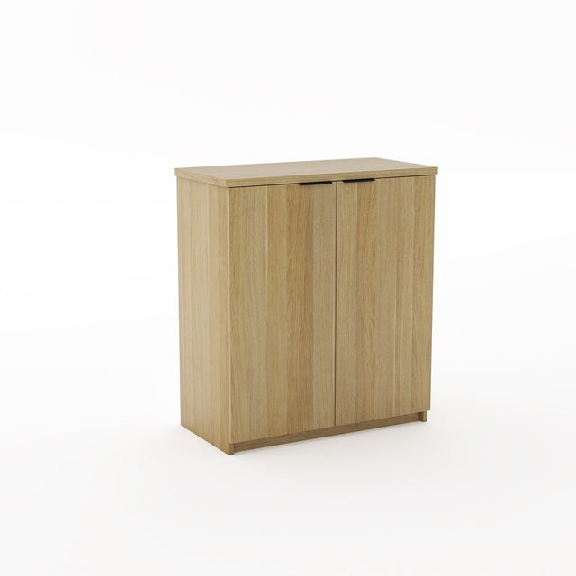Karaka Cupboard 900h x 800w x 400d-Storage-Classic Oak-No Lock-North Island Delivery (Ground Floor)-Commercial Traders - Office Furniture