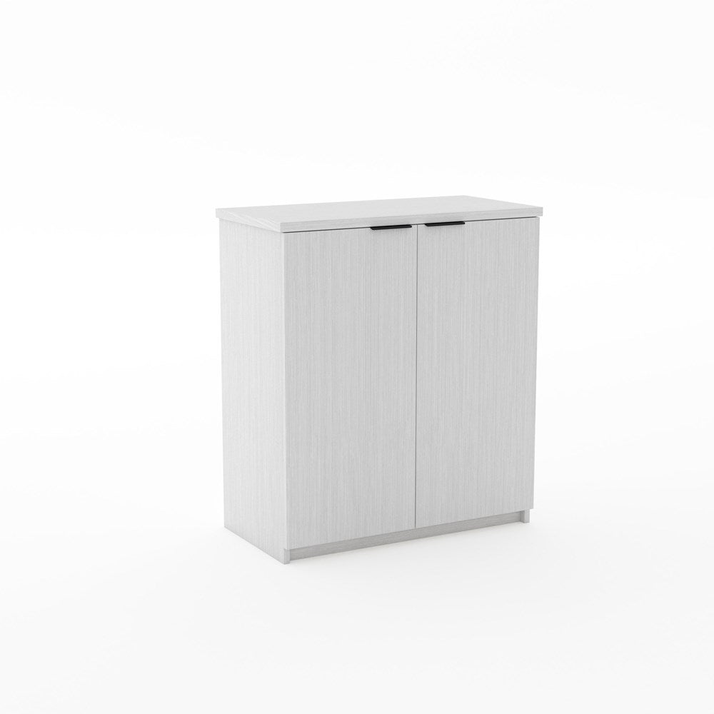 Karaka Cupboard 900h x 800w x 400d-Storage-Silver Strata-No Lock-North Island Delivery (Ground Floor)-Commercial Traders - Office Furniture