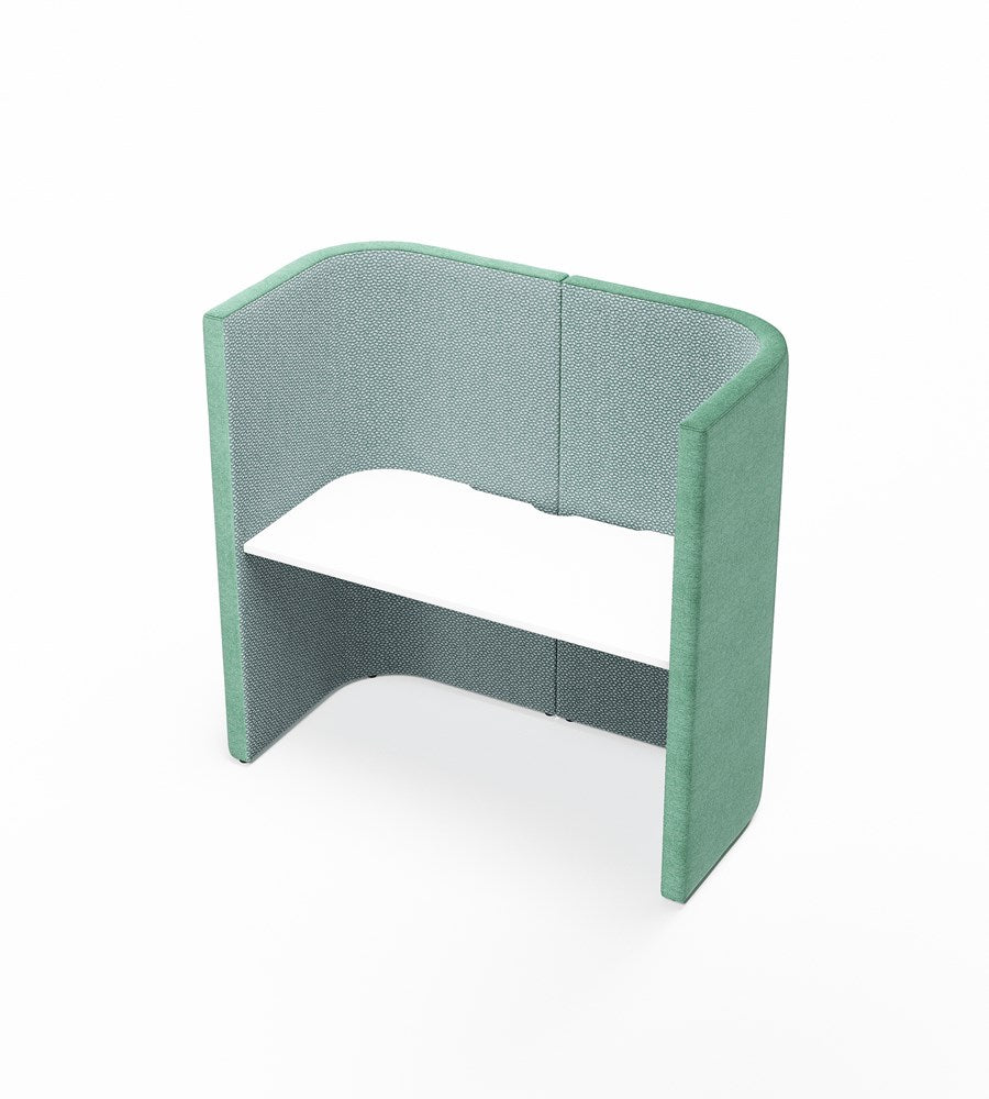 Cube Pod-Office Pods-Cube Desk-Lustrell (Vinyl)-North Island-Commercial Traders - Office Furniture