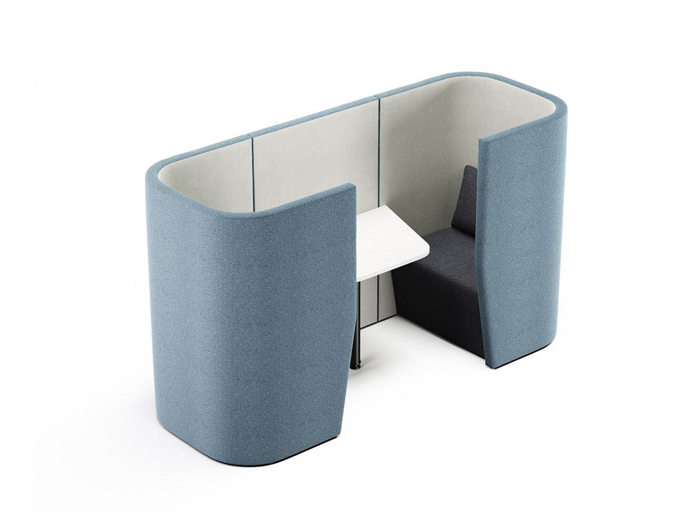 Cube Sit-Office Pods-2-Person Setting-Globe-North Island-Commercial Traders - Office Furniture