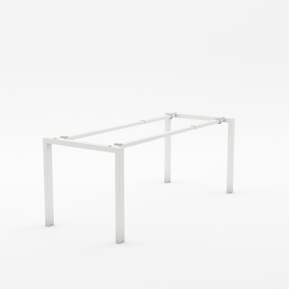 Alti Desk Frame Only 1200 - 1900 mm wide-Desking-White-North Island Delivery-Commercial Traders - Office Furniture