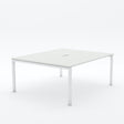 Alti 2 Person Pod Desk 1800W-Desking-White-White-North Island Delivery-Commercial Traders - Office Furniture