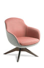 Davina Chair - Timber Base-Reception Furniture-Dark Walnut-Augustus-Commercial Traders - Office Furniture