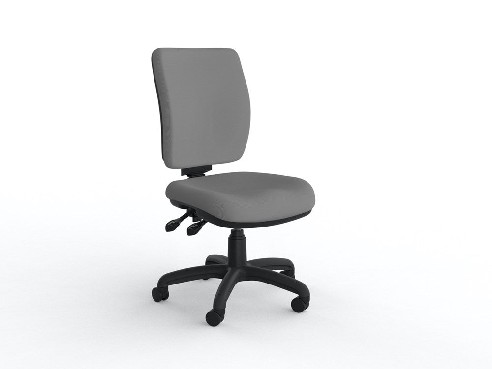 Nova Luxe Chair-Office Chairs-Breathe Alloy Grey-No Arms-Commercial Traders - Office Furniture