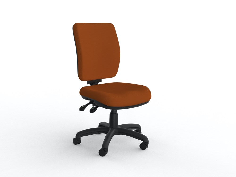 Nova Luxe Chair-Office Chairs-Breathe Burnt Orange-No Arms-Commercial Traders - Office Furniture