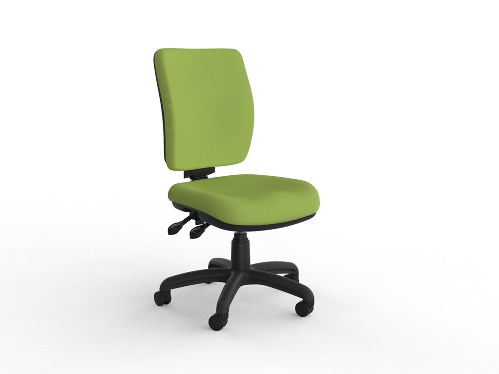 Nova Luxe Chair-Office Chairs-Breathe Lime Green-No Arms-Commercial Traders - Office Furniture