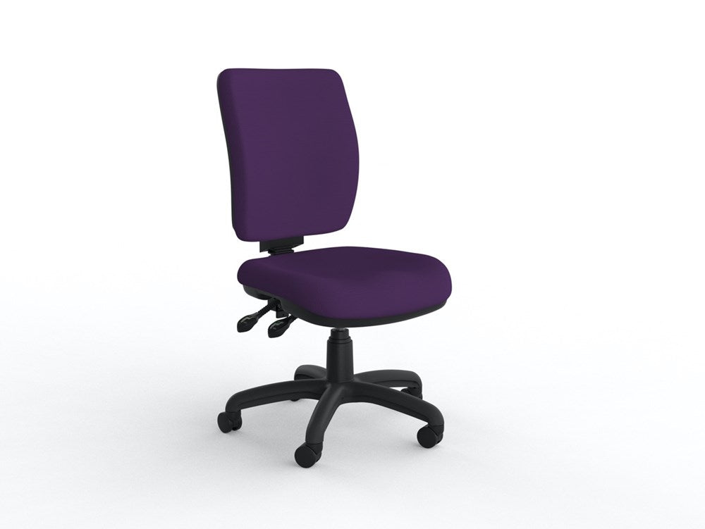 Nova Luxe Chair-Office Chairs-Breathe Plum-No Arms-Commercial Traders - Office Furniture